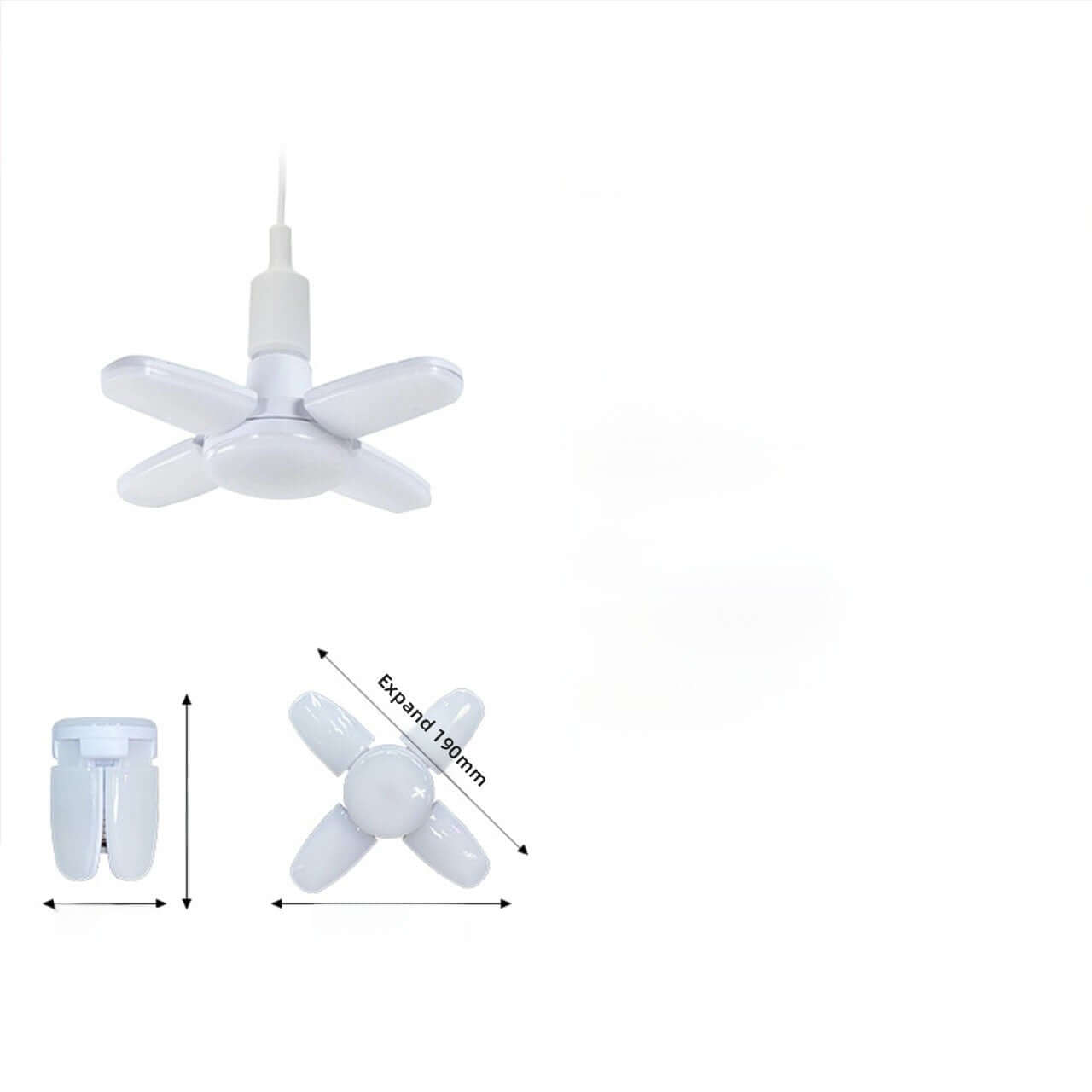Mini Fan with white blades, adjustable design, perfect for portable cooling and staying comfortable.