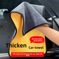 Thicken Car wash towel with strong water absorption, soft material that does not damage the car surface.
