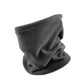 Fleece Scarf Mask in dark gray color, designed for warmth and comfort in cold weather.