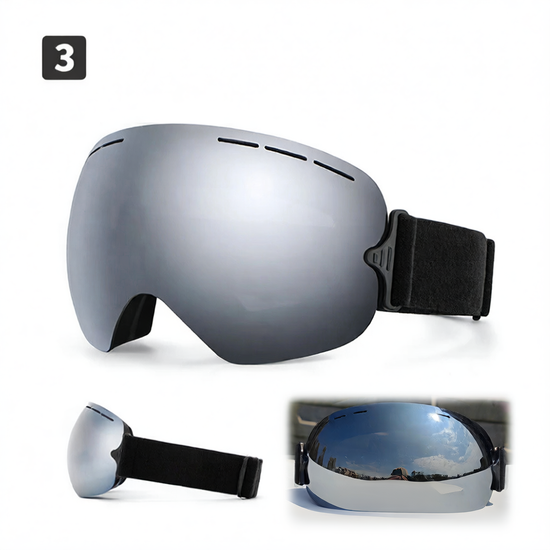 Single layer non-anti-fog Ski Goggle