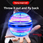 Flying Ball in hand, showcasing a colorful flying magic ball that can be thrown and flown back, rechargeable model.