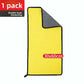 Car wash towel in yellow and gray, double layer thicken with 30x60cm dimensions, perfect for keeping surfaces spotless.