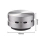 Mini Speaker in silver color showcasing a compact design, measuring 40mm in diameter and 25mm in height.