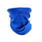 Fleece Scarf Mask in blue color, designed for warmth and comfort in cold weather.