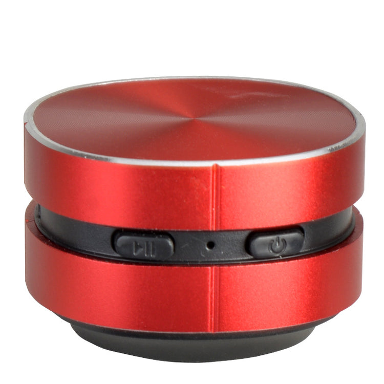 Mini Speaker in red color with a sleek design, perfect for portability and delivering high-quality sound.